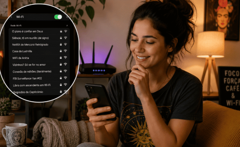 Nomes engraçados para Wi-Fi
